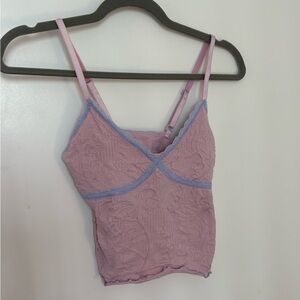 3/$30 Lace Trim Pink and Purple Camisole